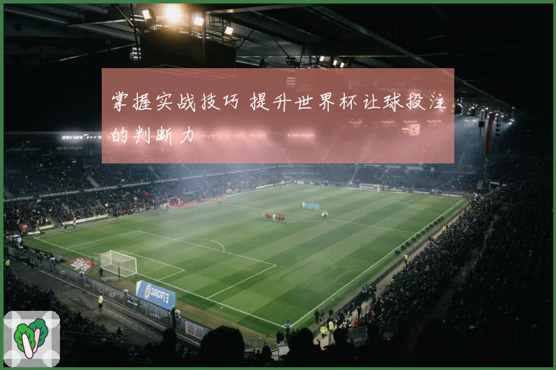 掌握实战技巧 提升世界杯让球投注的判断力